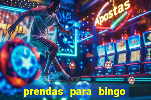 prendas para bingo de natal