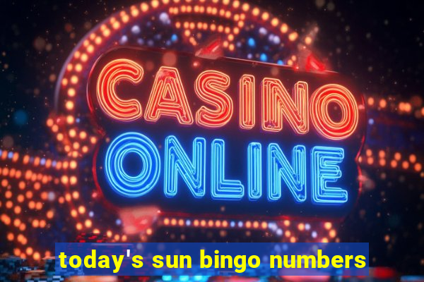 today's sun bingo numbers