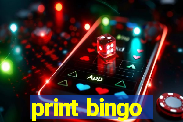 print bingo