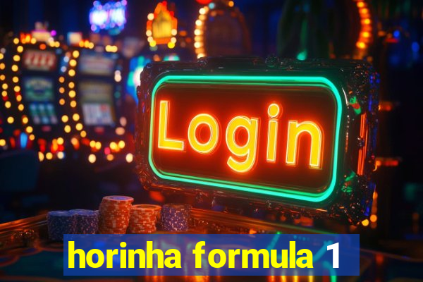 horinha formula 1