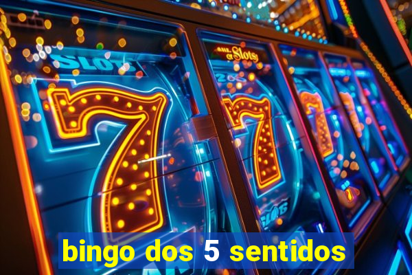 bingo dos 5 sentidos