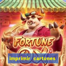 imprimir cartones de bingo