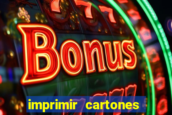 imprimir cartones de bingo