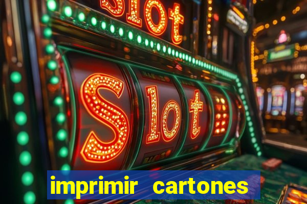 imprimir cartones de bingo