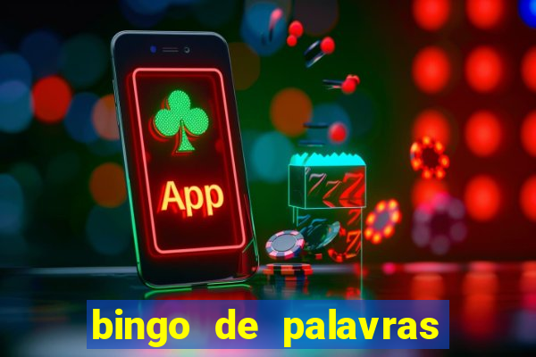 bingo de palavras de natal