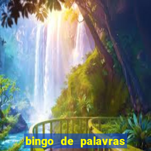 bingo de palavras de natal