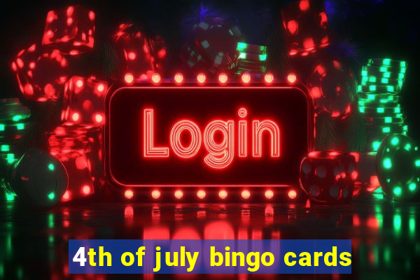 4th of july bingo cards