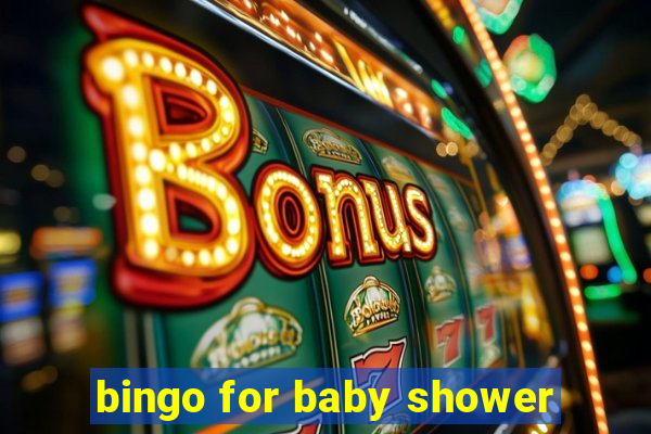 bingo for baby shower