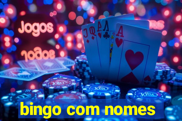 bingo com nomes