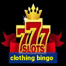 clothing bingo