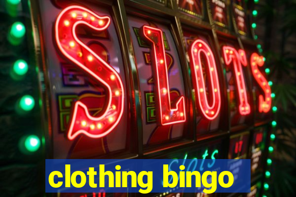 clothing bingo