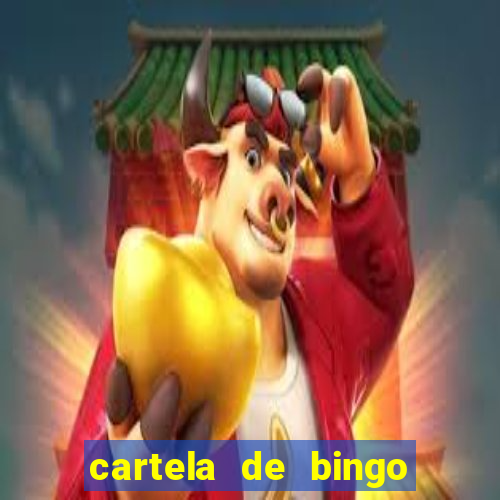 cartela de bingo vazia para imprimir