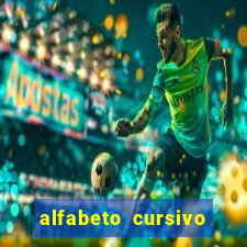 alfabeto cursivo pontilhado para imprimir pdf