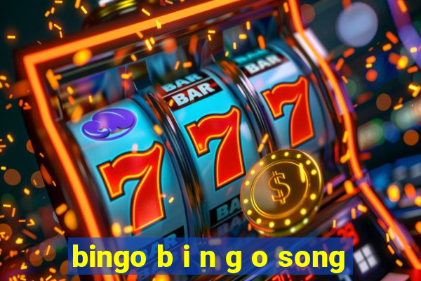 bingo b i n g o song