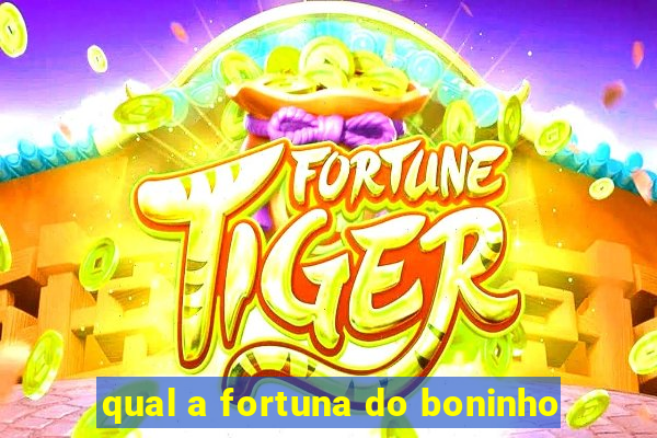 qual a fortuna do boninho