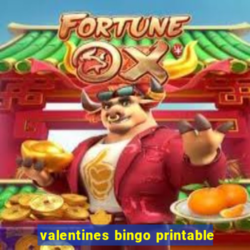 valentines bingo printable