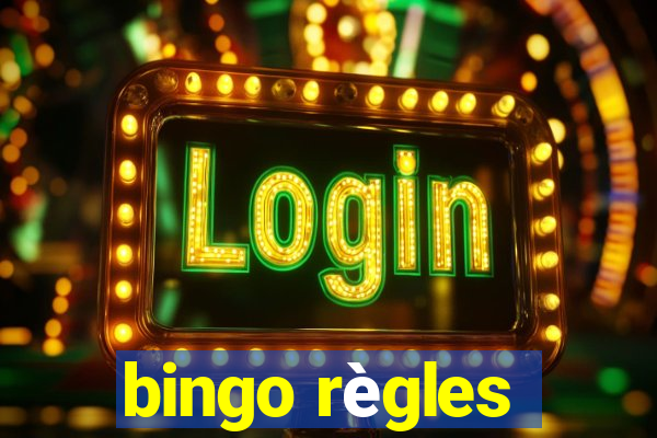 bingo règles