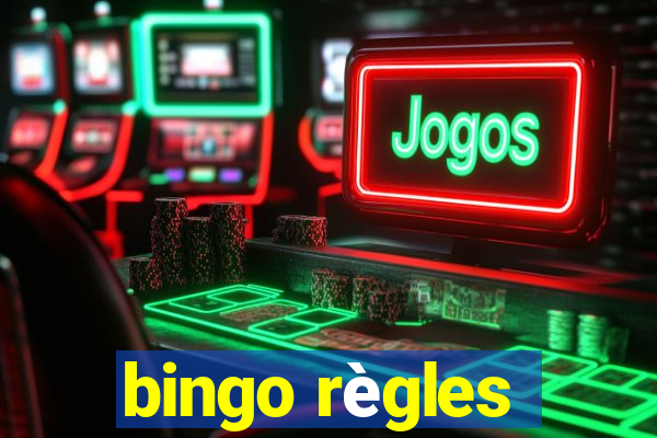 bingo règles