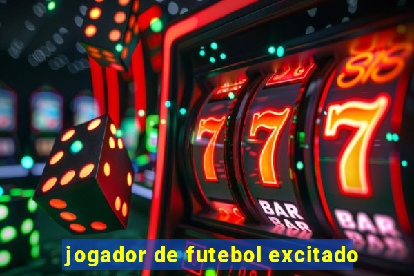 jogador de futebol excitado