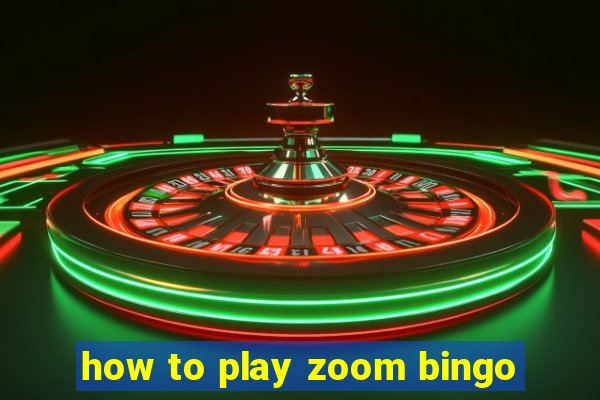 how to play zoom bingo