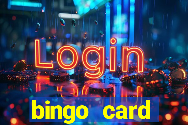 bingo card generator with pictures