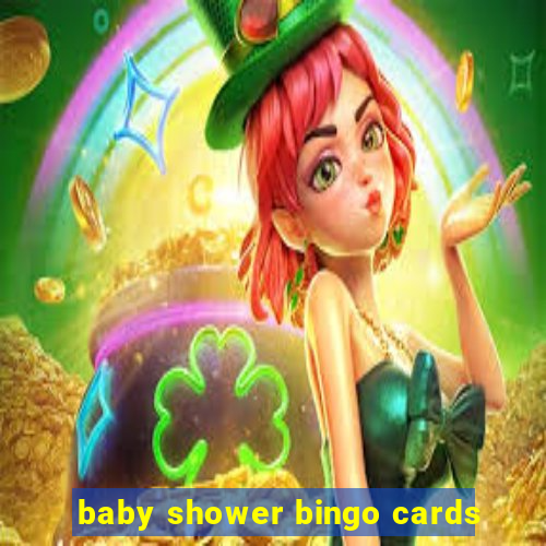 baby shower bingo cards