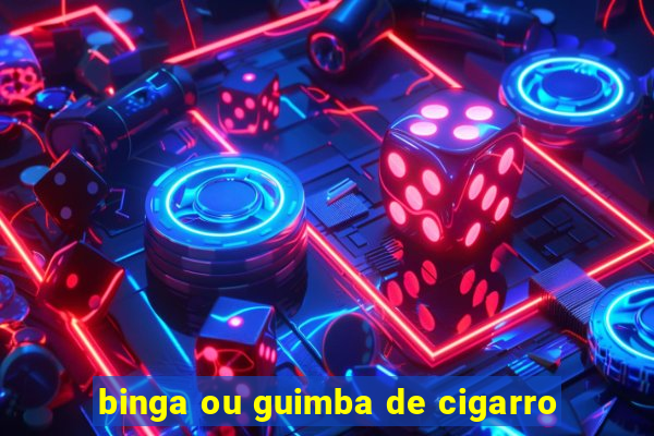 binga ou guimba de cigarro