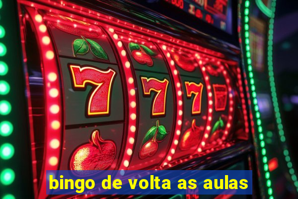 bingo de volta as aulas