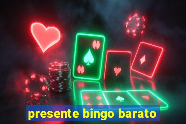 presente bingo barato